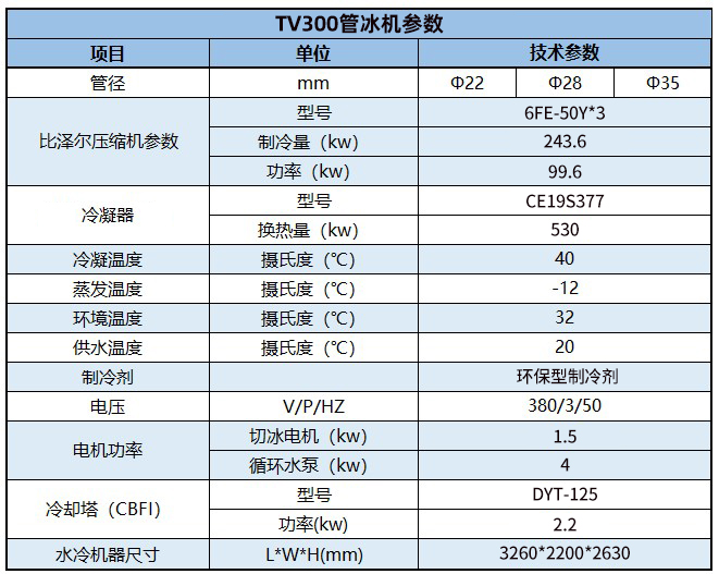TV300管冰機(jī),30噸管冰機(jī)